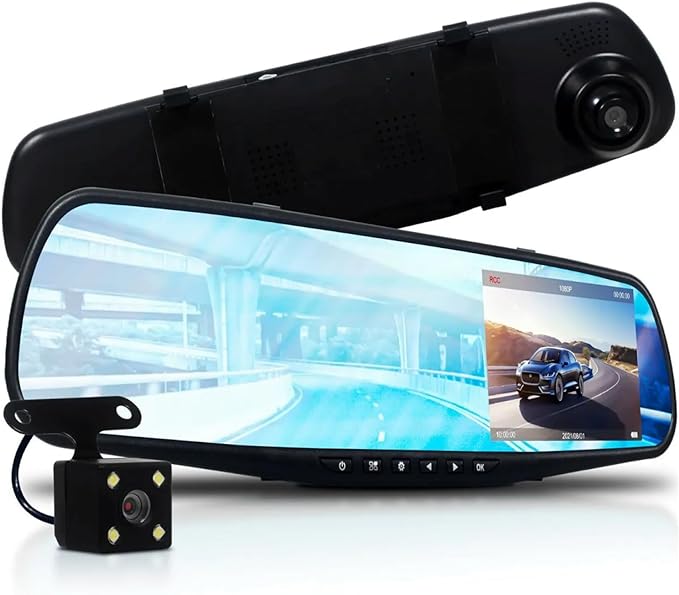 Retrovisor Automotivo com Câmera de Ré Colorida | Velox Motors