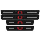 Soleira de Porta em Fibra de Carbono 4D Premium para Carros – Proteção Automotiva | Velox Motors