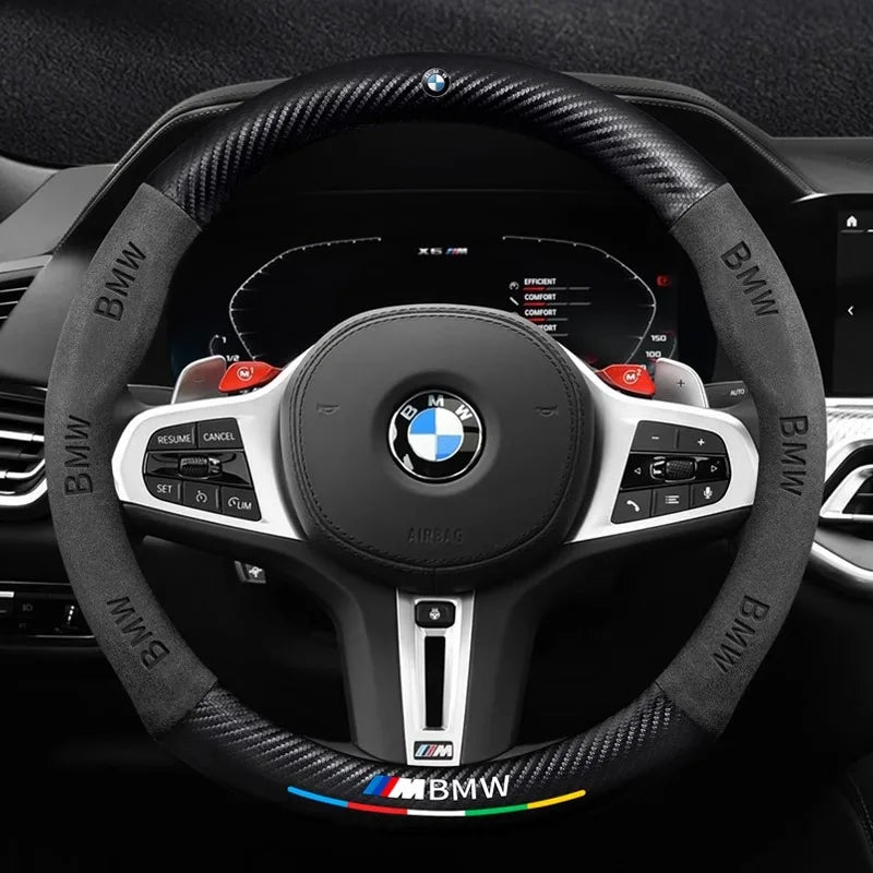 Capa de Volante Esportiva Antiderrapante para BMW Série M e Linhas F G E | Velox Motors