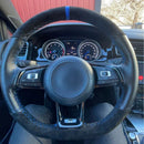 Capa de Volante em Couro Suede para VW Golf Polo GTI Costura Manual | Velox Motors