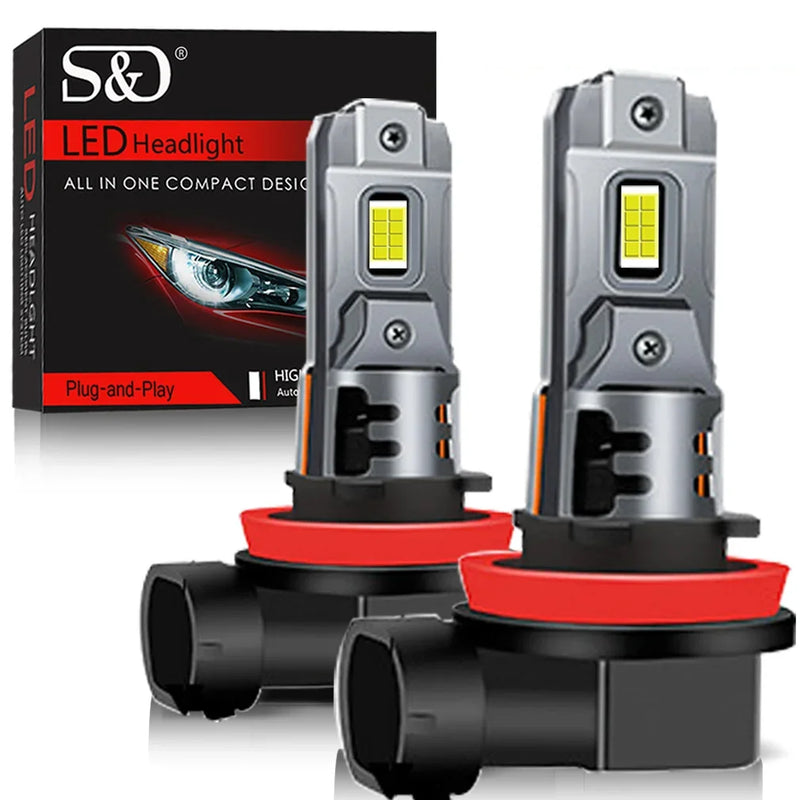 Lâmpadas LED Automotivas 30000LM H11 9005 9006 6500K Super Brancas | Velox Motors