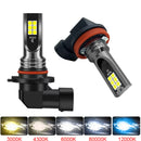 Lâmpadas LED Automotivas H11 H8 9005 9006 6000K Super Brancas | Velox Motors