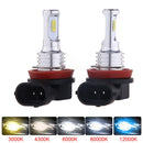 Lâmpadas LED H11 H8 H9 30000LM 3000K 6000K Alta Potência Automotiva | Velox Motors