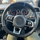 Capa de Volante em Couro Suede para VW Golf Polo GTI Costura Manual | Velox Motors