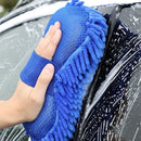 Luva de Microfibra Chenille para Lavagem Automotiva Kit 2 Peças | Velox Motors