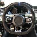 Capa de Volante em Couro Suede para VW Golf Polo GTI Costura Manual | Velox Motors