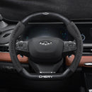 Capa de Volante Suede Premium Antiderrapante para Peugeot 208 2008 3008 5008 | Velox Motors