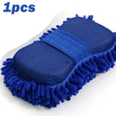 Luva de Microfibra Chenille para Lavagem Automotiva Kit 2 Peças | Velox Motors