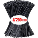 Abraçadeiras de Nylon para Cabos Kit 100 a 1000 Peças Auto Travante | Velox Motors