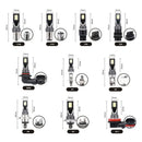 Lâmpadas LED Automotivas H11 H8 9005 9006 6000K Super Brancas | Velox Motors