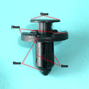 Kit Grampos Automotivos 8mm Fixação de Painéis 10 Peças Universal | Velox Motors