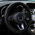 Capa de Volante Universal Antiderrapante em Couro PU 38cm | Velox Motors