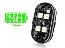 Luz LED Strobo Sem Fio RGB para Carro e Moto com USB | Velox Motors