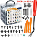 Kit Grampos Automotivos Universais 100 a 800 Peças para Fixação de Painéis | Velox Motors