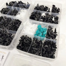 Kit Grampos Automotivos Universais 100 a 800 Peças para Fixação de Painéis | Velox Motors
