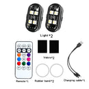 Luz LED Strobo Sem Fio RGB para Carro e Moto com USB | Velox Motors