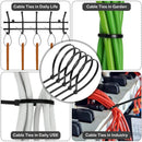 Abraçadeiras de Nylon para Cabos Kit 100 a 1000 Peças Auto Travante | Velox Motors