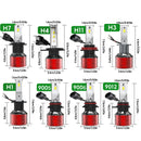 Kit Lâmpada LED Automotiva H1 H4 H7 H11 9005 9006 6000K Alta Potência | Velox Motors