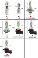 Lâmpadas LED H11 H8 H9 30000LM 3000K 6000K Alta Potência Automotiva | Velox Motors