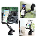 Suporte de Celular Veicular com Ventosa Ajustável para Painel ou Vidro | Velox Motors