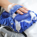 Luva de Microfibra Chenille para Lavagem Automotiva Kit 2 Peças | Velox Motors