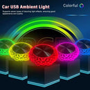 Mini Luz LED USB para Interior de Carro Iluminação Ambiente Portátil | Velox Motors