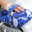 Luva de Microfibra Chenille para Lavagem Automotiva Kit 2 Peças | Velox Motors