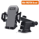 Suporte de Celular Veicular com Ventosa Ajustável para Painel ou Vidro | Velox Motors