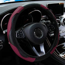 Capa de Volante Universal Antiderrapante em Couro PU 38cm | Velox Motors