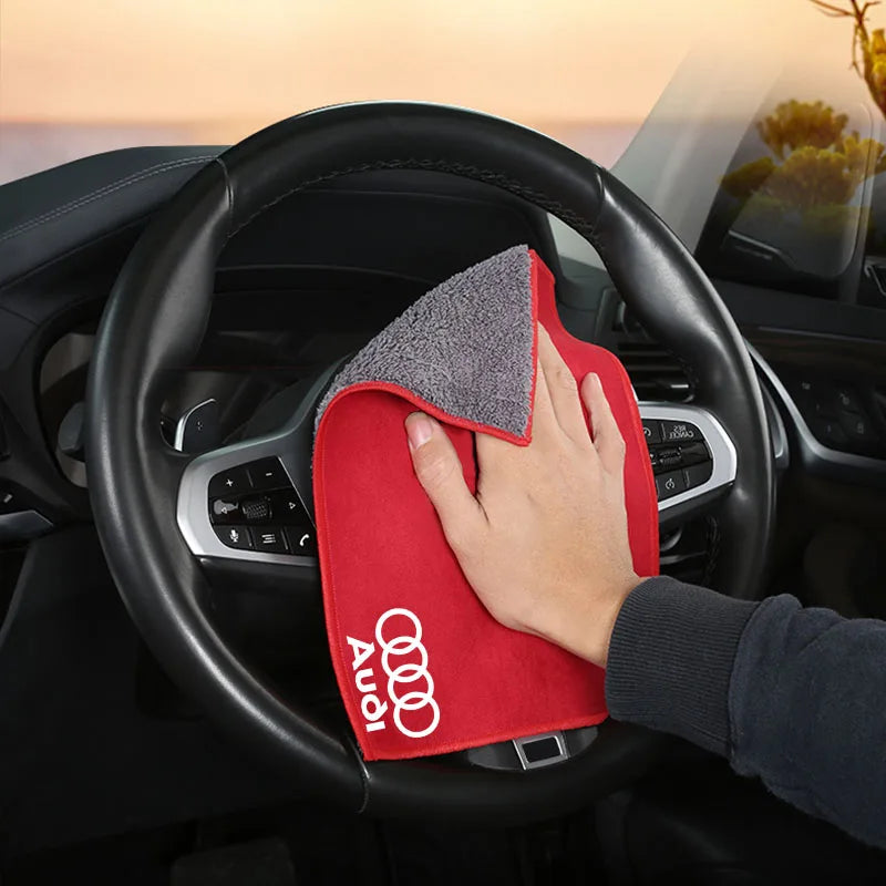 Toalha de Microfibra Automotiva Tipo Camurça para Secagem e Limpeza de Carros | Velox Motors