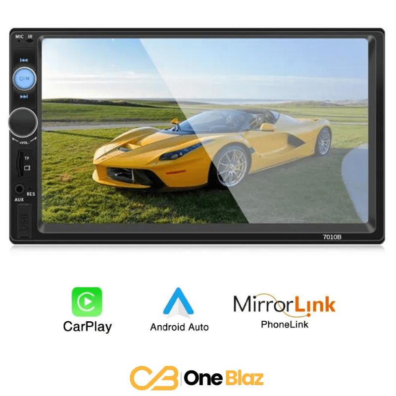 Central Multimídia Universal 2 Din 7” – Apple Carplay, Android Auto, Bluetooth e Câmera de Ré | Velox Motors