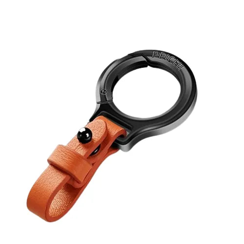 Chaveiro de Couro Premium com Liga de Zinco – Durável, Elegante e Sofisticado | Velox Motors