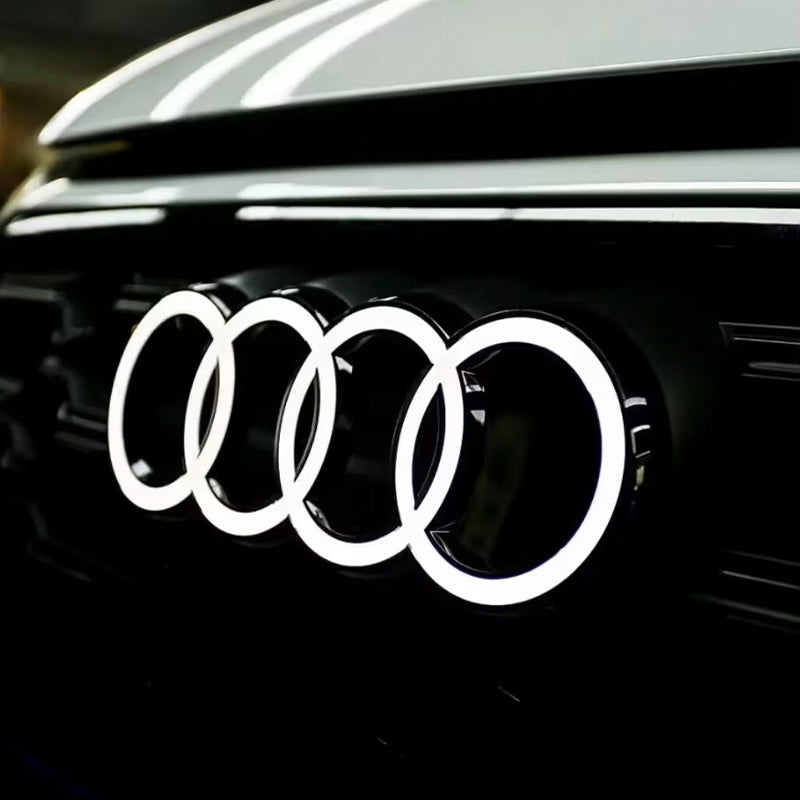 Emblema Audi com Iluminação Dinâmica LED - Design Original e Instalação Fácil | Velox Motors
